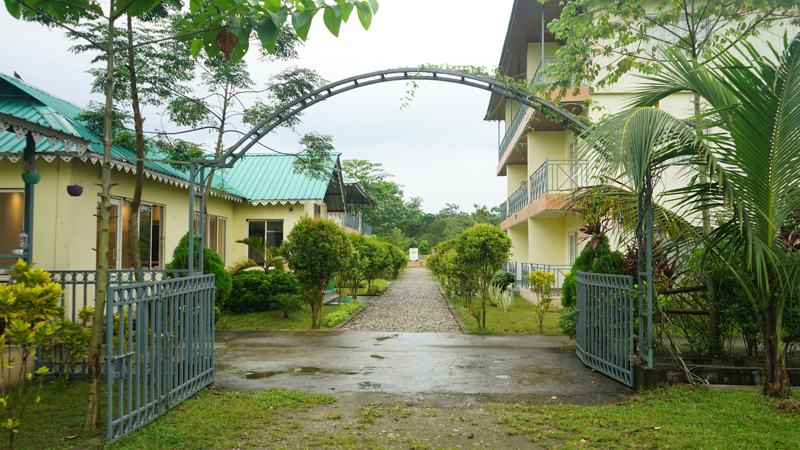 Resort entrance